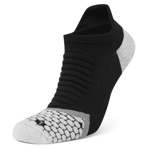 Cushioned Low Running Socks – Black/Grey