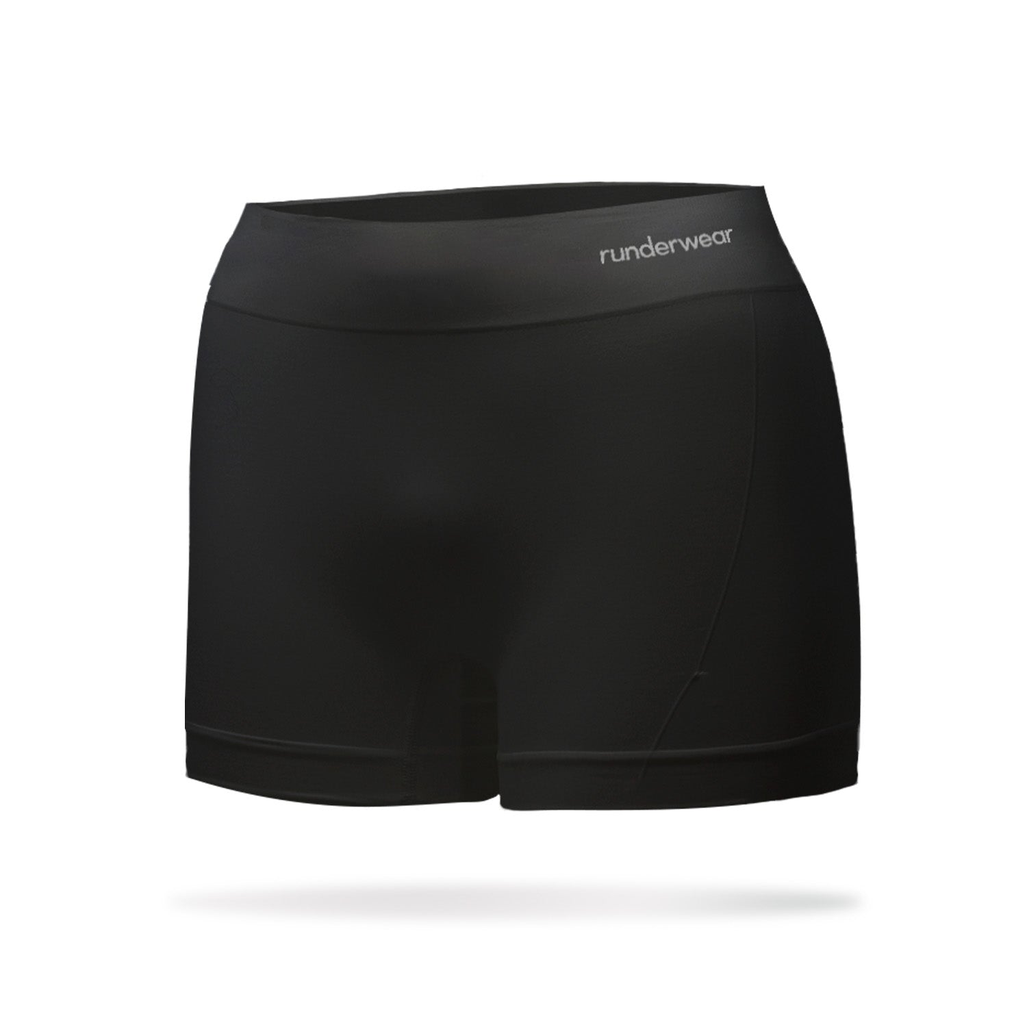 Women's Running Boy Shorts - Black