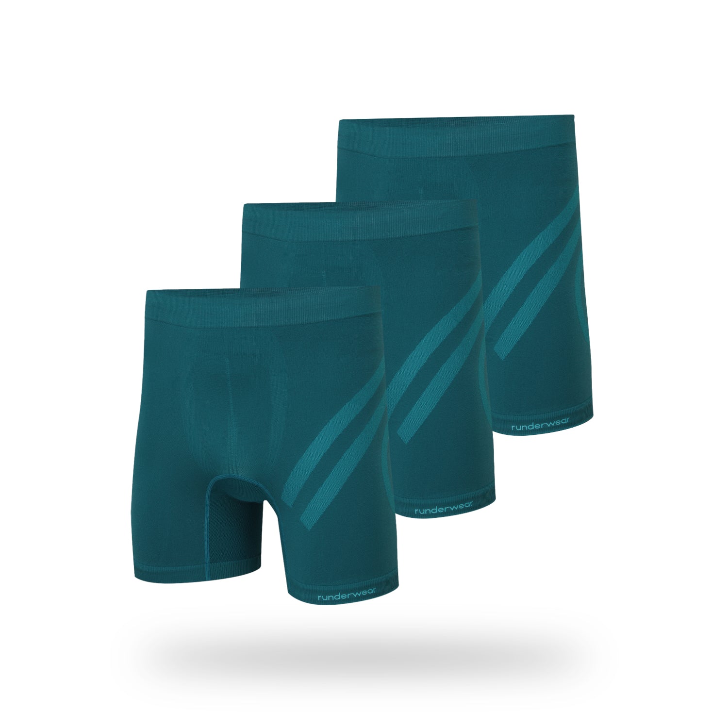 Men's Running Boxer - Teal (Multibuy x3)