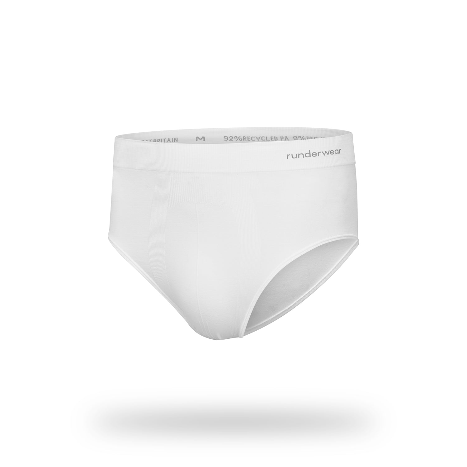 Men’s Running Briefs – White (3-Pack)