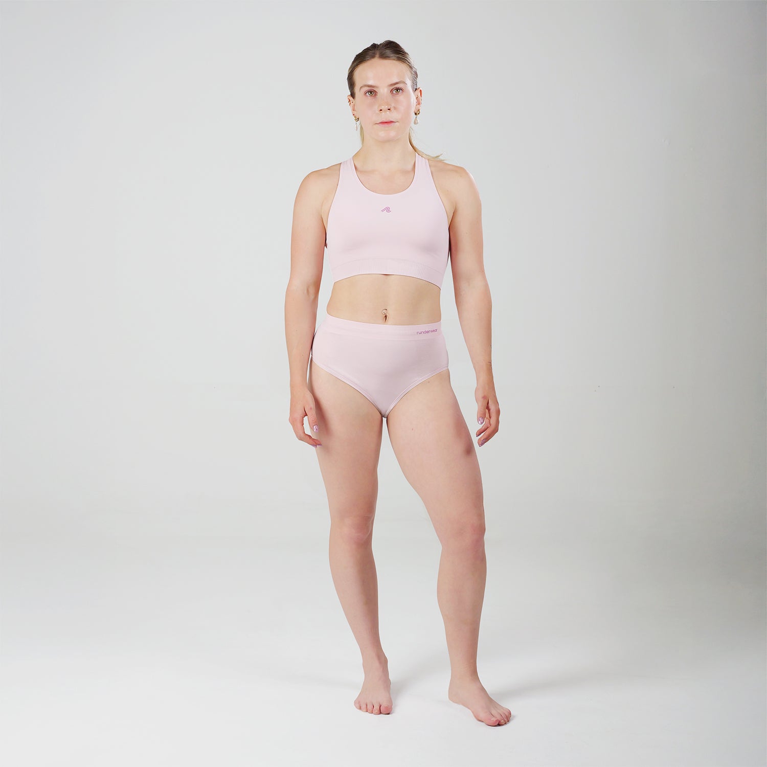 Women's Running Briefs - Rosa