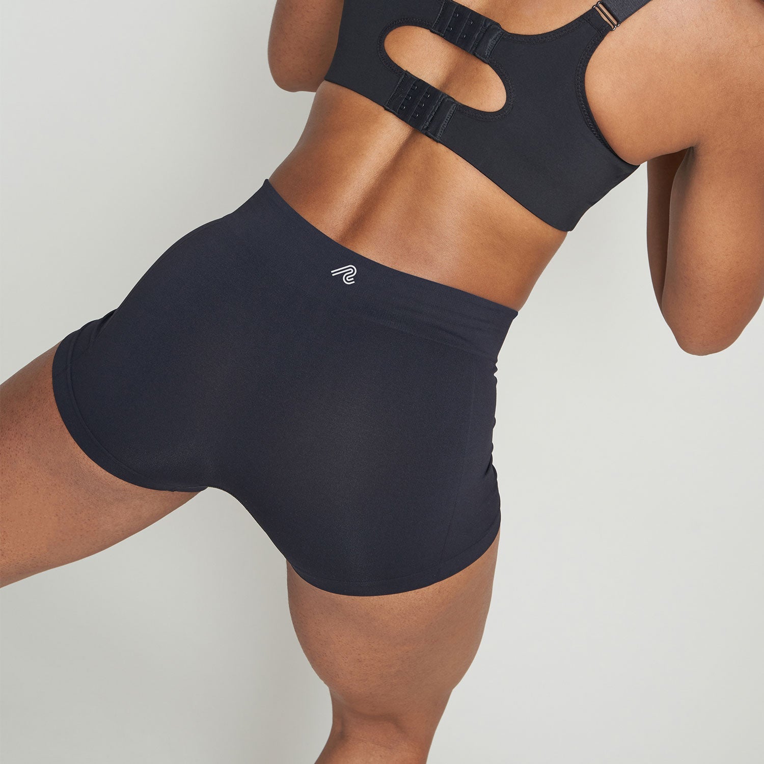 Women’s Running Boy Shorts – Black