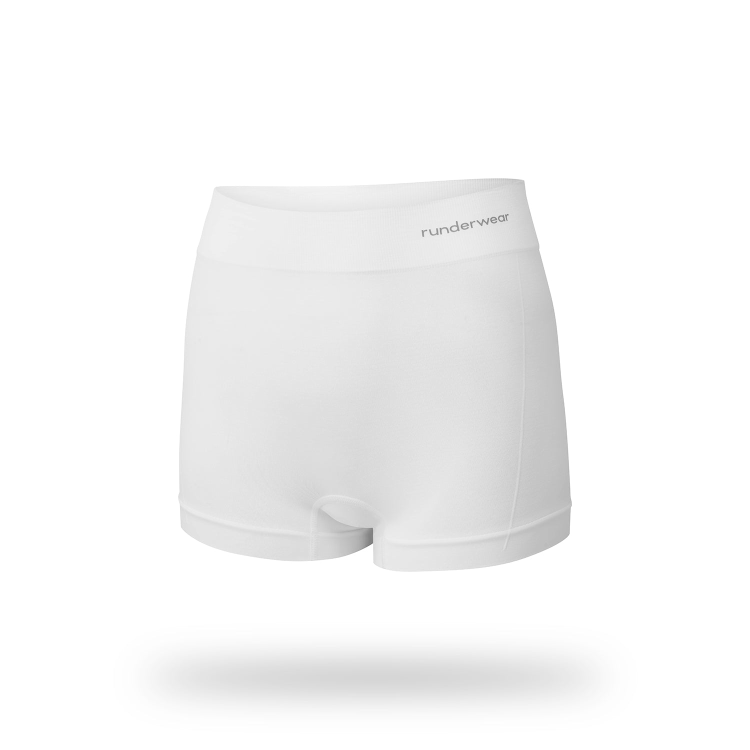 Women's Running Boy Shorts - White