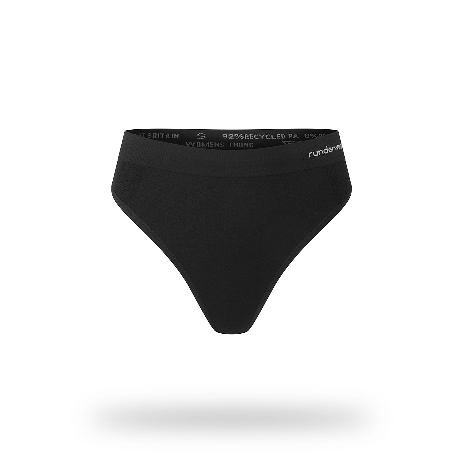 Women’s Running Thong – Black (3-Pack)