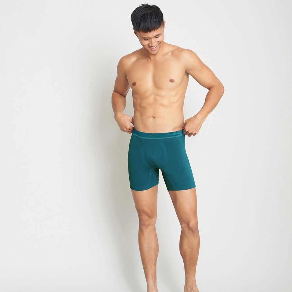Men's Running Boxer Shorts Teal runderwear™