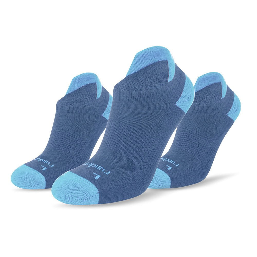 Anti-Blister Running Socks Low - Blue (3 Pairs) | runderwear™