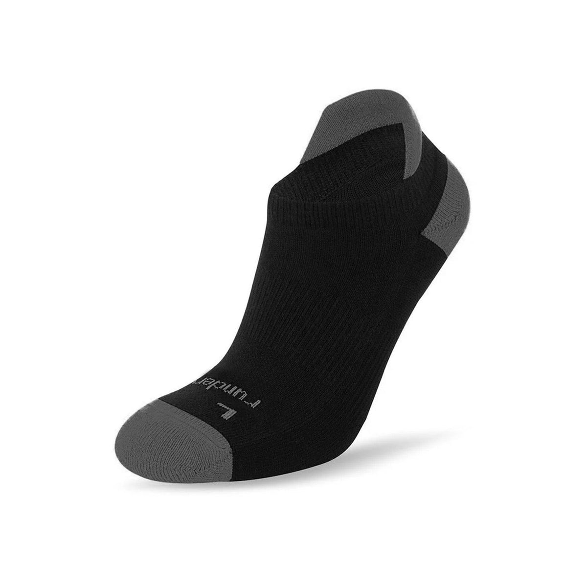 Anti Blister Running Sock - Low- Black/Grey