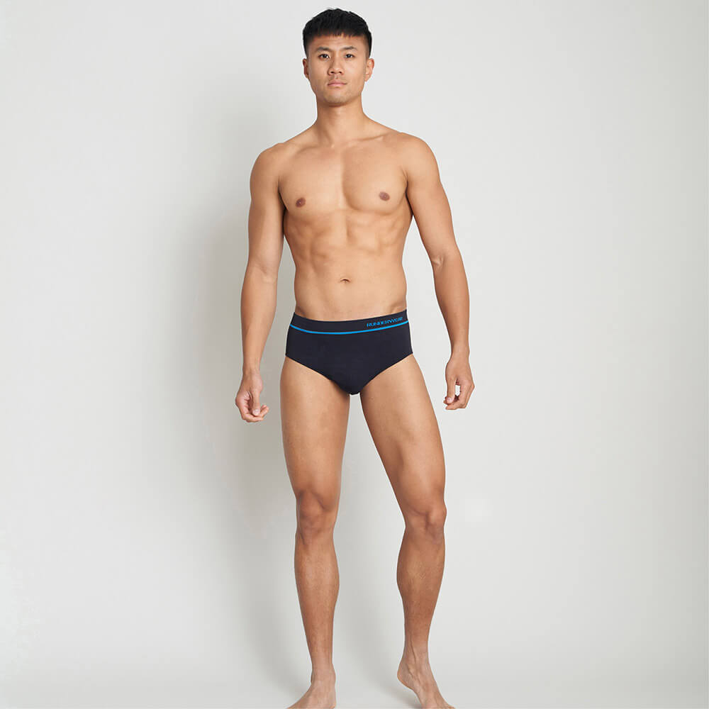 Men's Running Briefs - Black