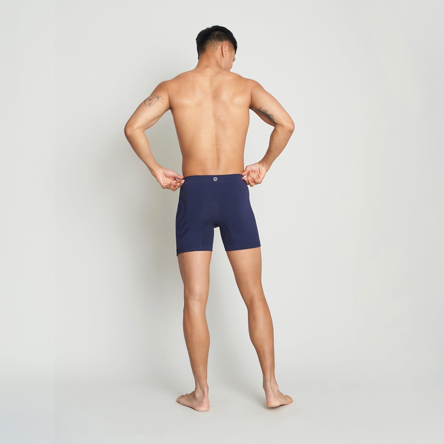 Men's Running Boxer Shorts - Navy (Multibuy x 3)
