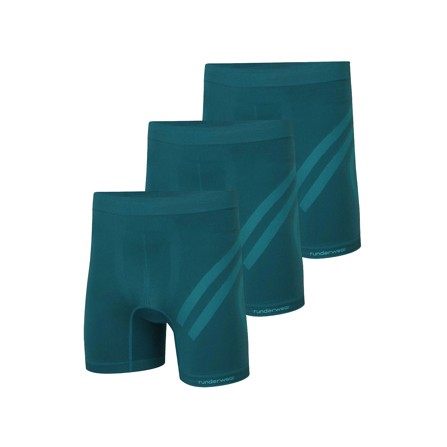 Men's Running Boxer - Teal (Multibuy x3)