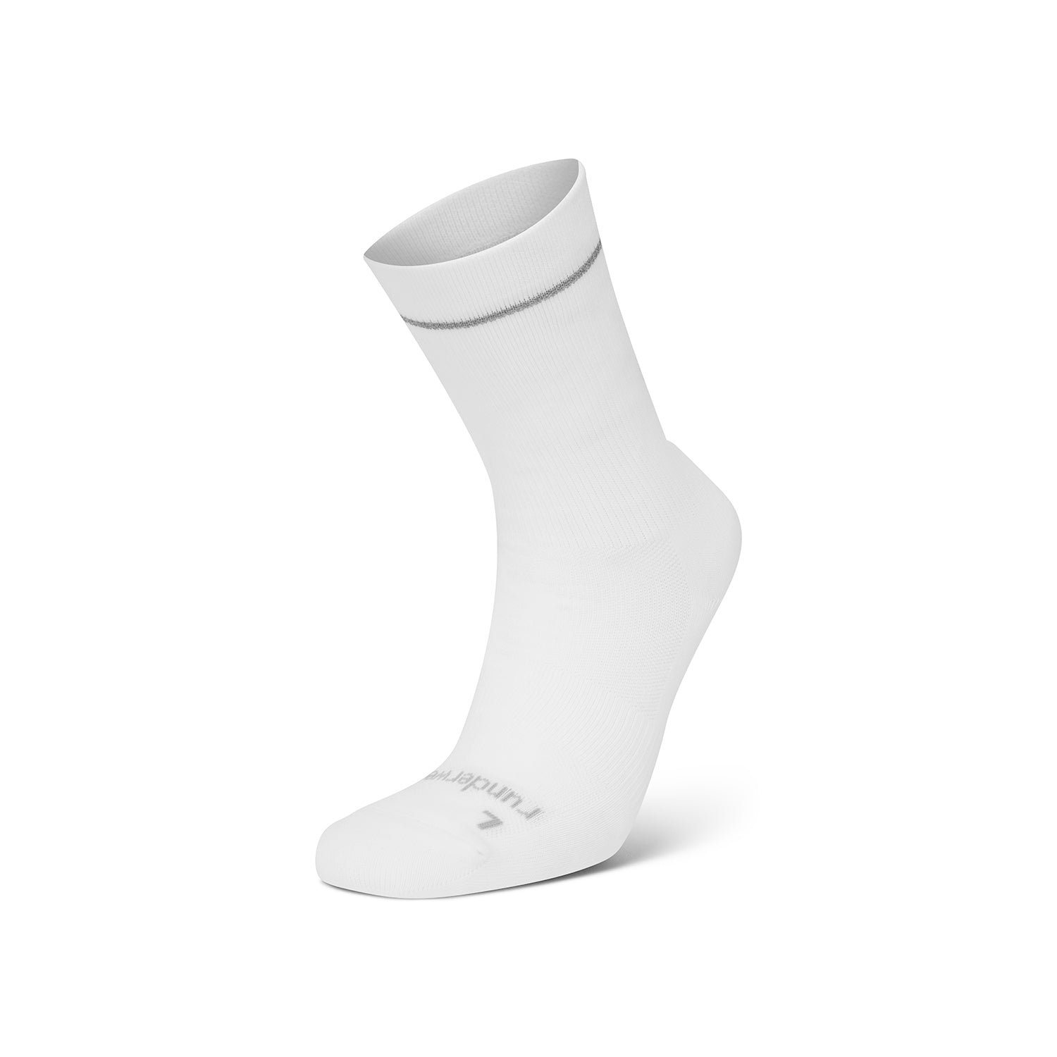 Unisex Anti-Blister High Running Socks – White (3-Pack)