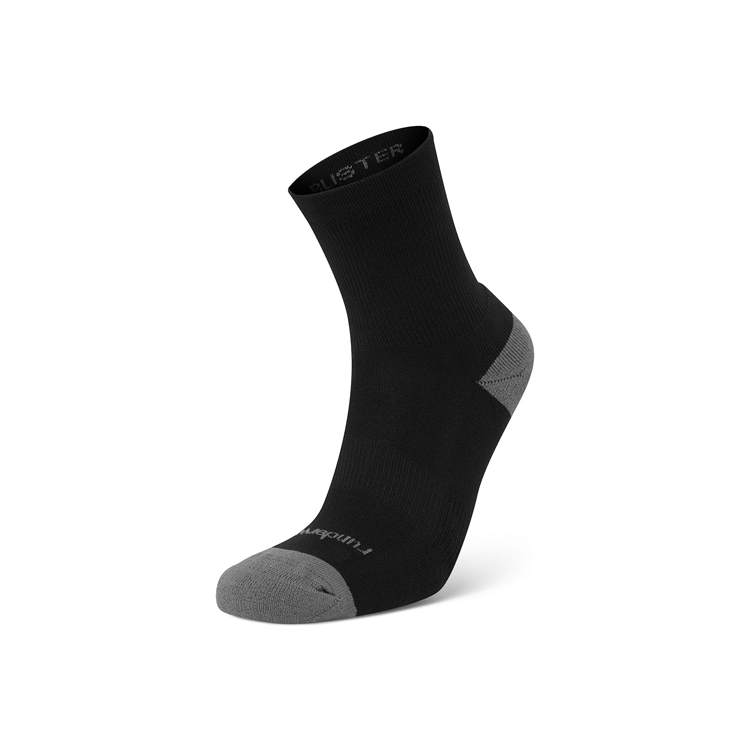 Anti Blister Running Sock Mid - Black/Grey