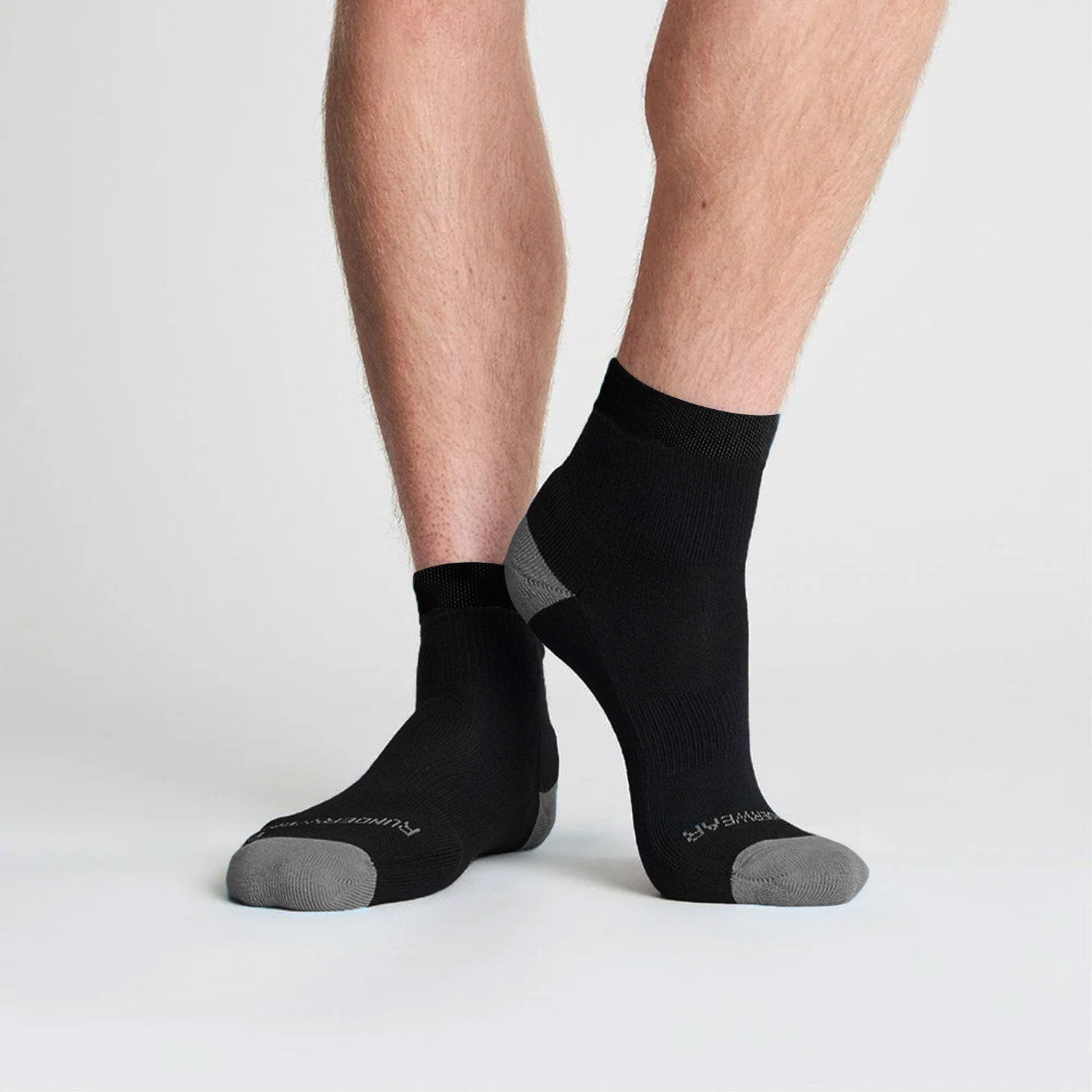 Anti Blister Running Sock Black/Grey