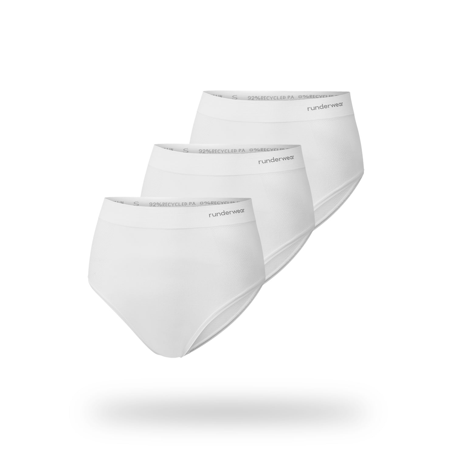 Women's Running Brief - White (Multibuy x3)