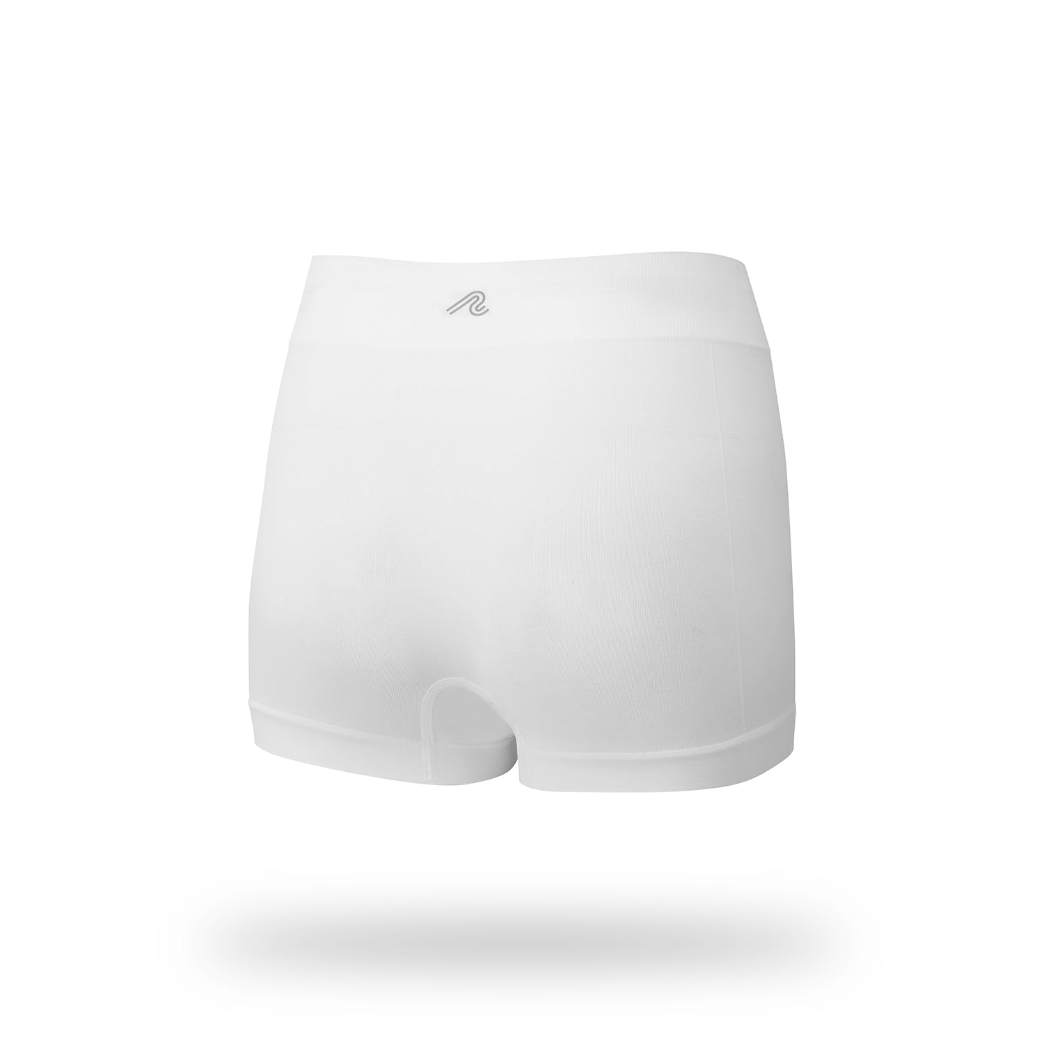 Women’s Running Boy Shorts – White