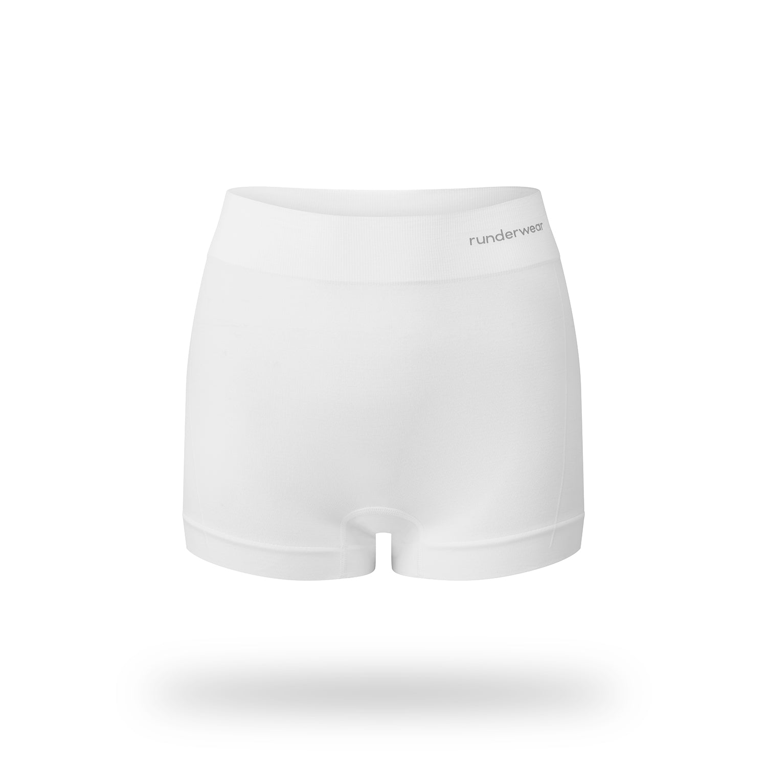 Women's Running Boy Shorts - White