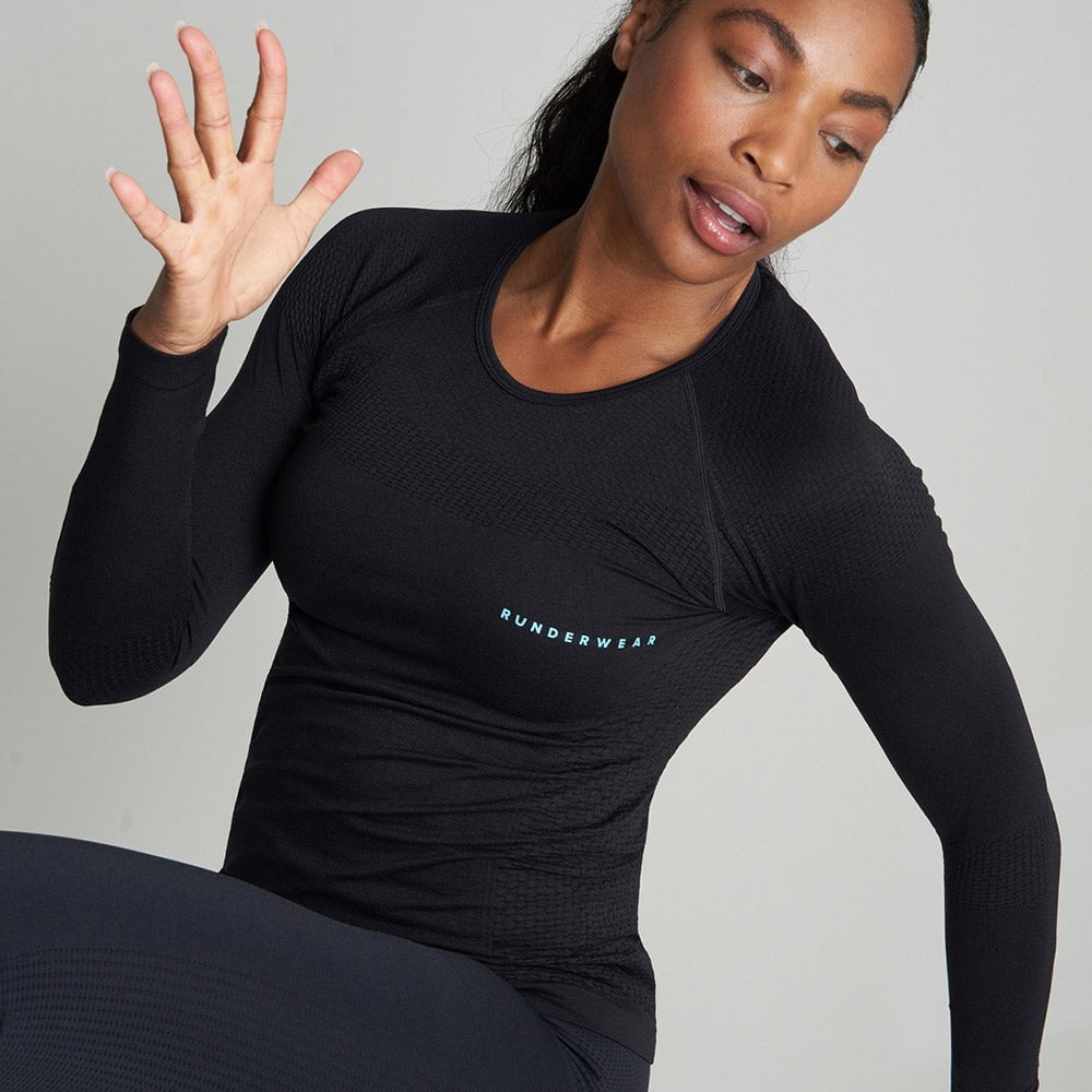 Women's Running Base Layer Black runderwear™