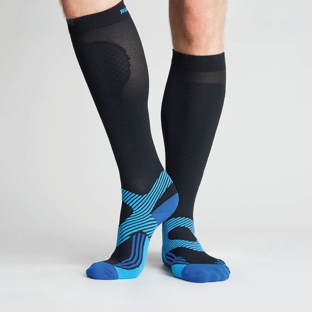Men's Compression Running Socks (Black)